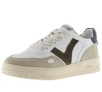 victoria Basket Unisex Seoul Skin Effect & Pieces Contrast Color & Suede 1257101 for Adult, navy, 6 UK