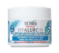 Victoria Beauty Face Cream (Age 40-55)- Day and Night Anti Aging Moisturiser with Hyaluronic Acid, Micro-Collagen, Retinol and Vitamin E- UVA/UVB Filter, 50ml