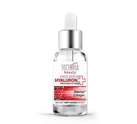 Victoria Beauty Hyaluronic Acid Serum with Niacinamide, Collagen and Matrixyl 3000 - Face Moisturiser for Dry, Combination and Oily Skin - Anti Wrinkle Hydrating Serum for Women and Men, 20ml