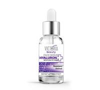 Victoria Beauty Hyaluronic Acid Serum with Retinol, Niacinamide, Vitamin B5 and Plant Stem Cells - Anti Wrinkle Face Moisturiser for Dry and Combination Skin - Hydrating Serum for Women and Men, 20ml