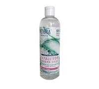 Victoria Beauty Hydra Shot Micellar Cleansing Water - Face Cleanser and Waterproof Make Up Remover for Sensitive Skin - with Aloe Vera, Hyaluronic Acid and Niacinamide - 98% Natural, Vegan, 350ml