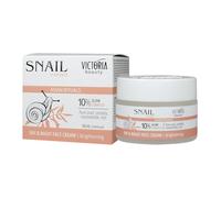 Victoria Beauty Snail Extract Day & Night Face Cream, 50 mL, Brightening Complex with 10% Glow Formula