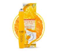 Victoria Beauty Vitamin C Eye Serum Roller - for Dark Circles, Puffy Eyes and Eye Bags - with Retinol and Vitamin E - 94% Natural, 15ml