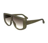 Victoria Beckham 664s Woman Sunglasses Golden Medium Green/CAT3 Women