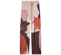 Victoria Beckham Cecilia Printed Satin Trousers - Pink - 12 (UK12 / M)