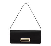 Victoria Beckham Dorian East-west Satin Clutch - Black - One Size