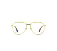 Victoria Beckham Eyewear double-bridge pilot glasses - Gold One Size
