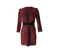 Victoria Beckham Preloved Printed Dress In Animal Print Polyester Multi