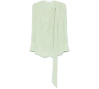 Victoria Beckham twist-detail blouse - Green 10