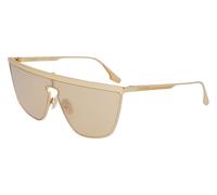 VICTORIA BECKHAM Women's Shield Sunglasses Ladies Gold