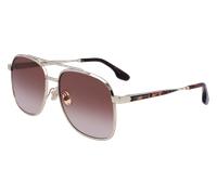 Victoria Beckham Woman VB233S 702 Sunglasses Metal Black Brown Pilot Photochromatic