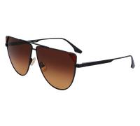 Victoria Beckham Woman VB239S 215 Sunglasses Metal Black Brown Pilot Normal Normal