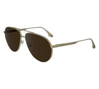 Victoria Beckham Woman VB242S 700 Sunglasses Metal Gold Pilot Normal Normal