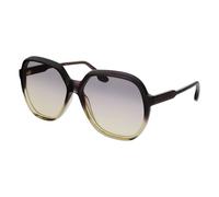 Victoria Beckham Woman VB625S 512 Sunglasses Acetate Violet Violet Squared Shaded