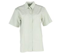 Victoria Beckham Women's Preloved Check Print Shirt in Green Cotton | Size: 40