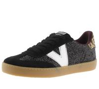 victoria Berlin Ciclista Glitter Low-Top Trainers & Pieces in Contrast & Caramel Sole 1126223 for Women Negro 41