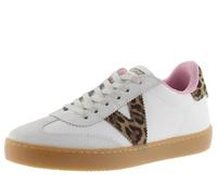 victoria Berlin Ciclista Leather Effect Low Tennis & Split Leather Pieces in Contrast 1126204 for Women Hielo 41
