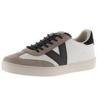 victoria Berlin Ciclista Leather Effect Low-Top Trainers & Split Leather Pieces & in Contrast 1126222 for Women Negro 37