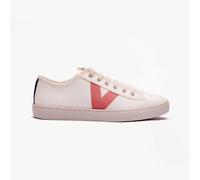 Victoria BERLIN ECO CONTRAST CANVAS Womens Trainers White/Rose - UK 3
