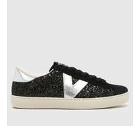 victoria Berlin Glitter Trainers in Black UK 8 (EU 41)