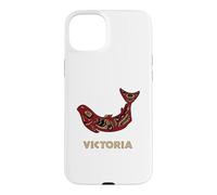 Victoria British Columbia Native Fisherman Salmon BC Canada Case for iPhone 15 Plus