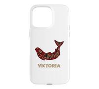 Victoria British Columbia Native Fisherman Salmon BC Canada Case for iPhone 15 Pro Max