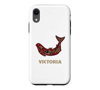 Victoria British Columbia Native Fisherman Salmon BC Canada Case for iPhone XR
