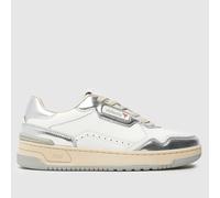victoria C80 Metal Trainers in White & Silver UK 6 (EU 39)