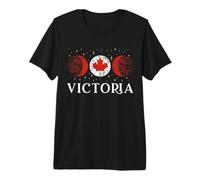 Victoria Canada Flag Canadian Premium T-Shirt