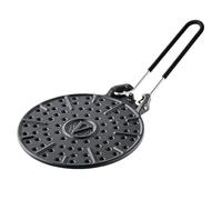 Victoria Cast Iron Arepa Grill, Enameled Parilla for Tortillas and Flatbreads, Heat Diffuser, Parrilla Asadora para Arepas, 8 Inches, Made in Colombia