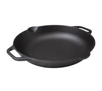 Victoria Paella Pan Induction, Seasoned Cast Iron 33 cm, Suitable for Fire, Barbecue, Oven, Ceramic Hob, Gas, Skillet, Frying Pan, Toxic Free Without PTFE or PFOA