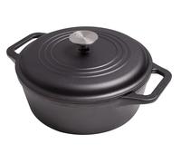 Victoria Cast Iron Pot 3.8 l Black
