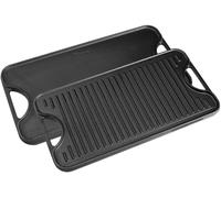 Victoria Cast iron reversible griddle 25x47 cm Black