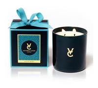 Victoria Cator London Luxury Scented Candle - Santa Baby - Notes of Lime, Orange, Nordic Pine, Spruce, Resin - 2 Wicks with Long Burning Up to 50 Hours - Excellent Gift for Your Loved Ones (280g)