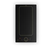 Klarstein Victoria Induktion Domino Black Induction Hob, 3500W Electric Hob Induction Cooker, 2 Ring Electric Pan Hob, Built-In Table Top Cookers w/ 2 Hobs, Touch Control, Induction Heater