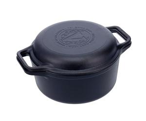 Victoria Dutch Oven Enameled Cast Iron, Induction 27cm, Bread Baking Pot 5.7L, PTFE and PFOA Free, Suitable for Fire, Grill, Oven, Ceramic Hob, Gas Stove