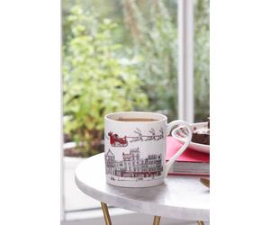VICTORIA EGGS Hand illustrated Santa's Sleigh Mug VICTORIA EGGS Multicolor
