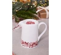 VICTORIA EGGS Hand illustrated Twelve Days of Christmas Quarter Pint Jug VICTORIA EGGS Multicolor