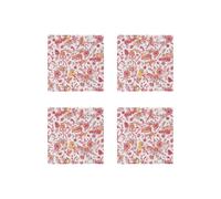 VICTORIA EGGS Set of 4 Twelve Days of Christmas Napkins 40 x 40cm | Size: 40 x 40 cm VICTORIA EGGS Multicolor 40 x 40 cm