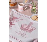VICTORIA EGGS The Queen's Commemorative Tea Towel & Royal Family Tea Towel VICTORIA EGGS Multicolor