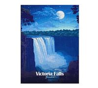 Victoria Falls Night Colourful Jigsaw Puzzle for Adults, 500 PCS