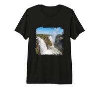 Victoria Falls Waterfall Zambia Zimbabwe Landscape Premium T-Shirt