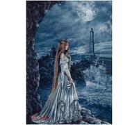 Victoria Frances - Azul Genova Textile Poster