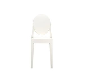 Victoria Ghost Chair Kartell Opaque white glossy - 8034105781924