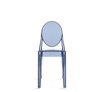 Victoria Ghost Chair Kartell Transparent dusty blue - 8034105780262
