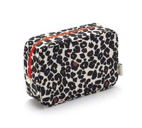 Victoria Green Beauty Kit Case In Leopard Tan In Black black