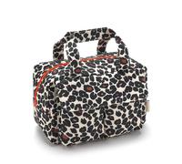 Victoria Green 'Iris' Carry All Wash Bag Leopard Tan