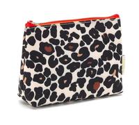 Victoria Green Mia Small Makeup Bag leopard tan