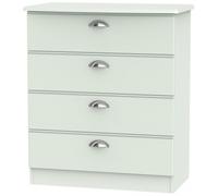 Victoria Grey 4 Drawer Chest