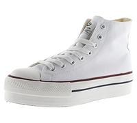 victoria High-Top Trainers Tribu 1061101 | Canvas & Double Platform Sole for Women